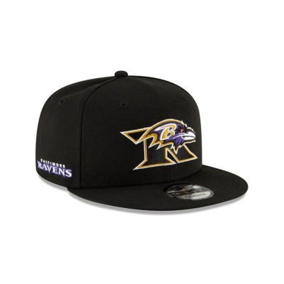 Sapca New Era Baltimore Ravens NFL Logo Mix 9FIFTY Snapback - Negrii